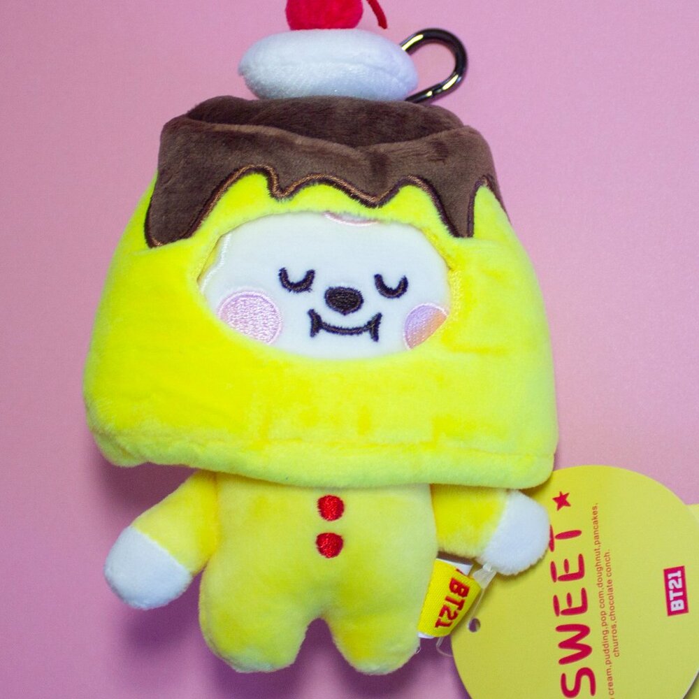 BTS BT21 CHIMMY Pudding Sweet Plushie Keyring Keychain JIMIN